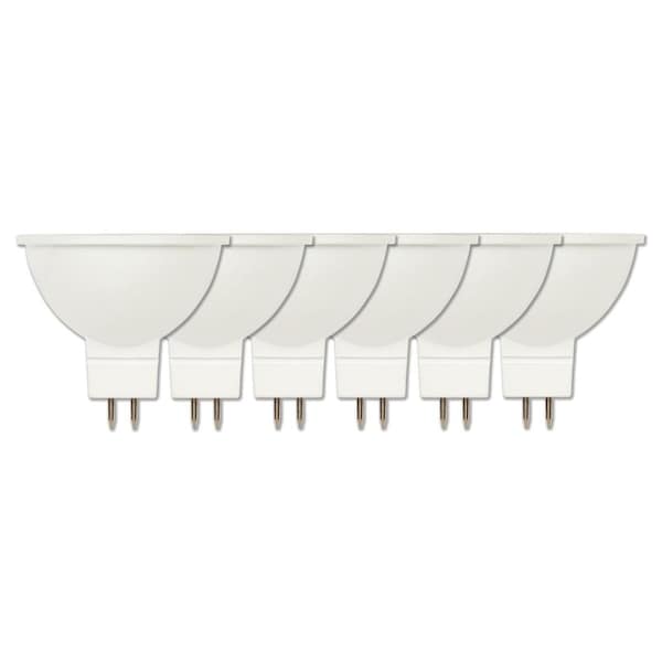 Westinghouse Bulb Flood LED Dimmablemable 6.5W 12V MR16 3000K Bright White GU5.3 Base, 6PK 3349120 - main
